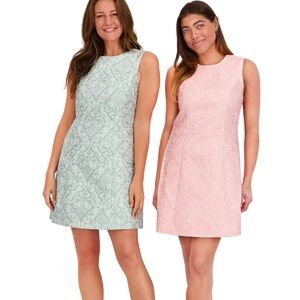 Ladies BRIDGERTON Elegant Sleeveless Lace Dress -Pink